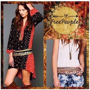 Free People Kuchi Coin Obi Belt